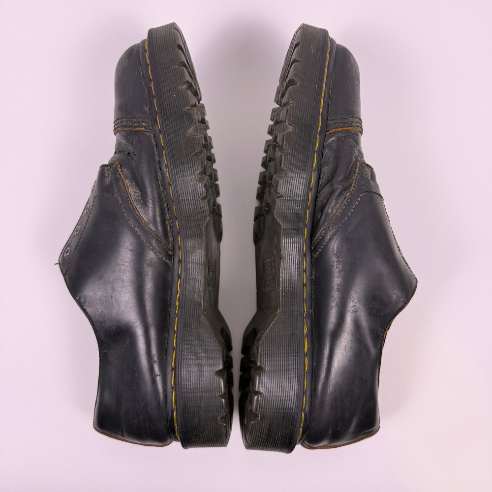 VTG Dr. Martens Front Zip Derby Shoes Mens 14 Leather Platform Lug Sole Grunge - Picture 6 of 14